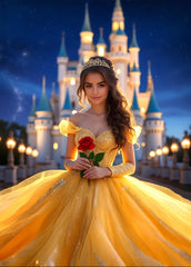 Personalized Princess Portrait: Custom Photo to Belle Art (Digital File) - Image 2