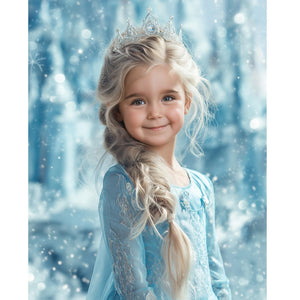 Personalized Elsa Princess Portrait: Custom Digital Art, Birthday Gift - Image 3