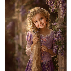 Custom Rapunzel Portrait: Fairytale Princess Art, Fantasy Child Gift - Image 2