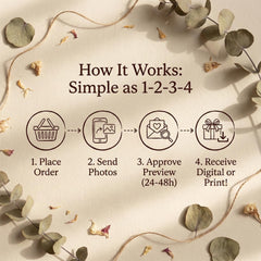 Custom Dinosaur Portrait | Boy Riding Triceratops Art | Misty Forest Decor | Digital Download - Image 3