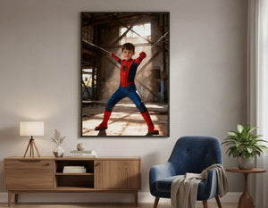 Custom Spiderman Portrait | Industrial Warehouse Scene | Superhero Wall Art | Digital Download - Image 9
