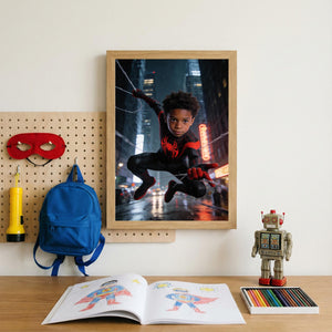 Custom Miles Morales Portrait | Personalized Superhero Son Gift (Digital Download) - Image 8