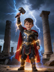 Custom Thor Portrait, Personalized God of Thunder Gift - Image 2