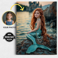 Custom Mermaid Portrait , Princess Portrait , Custom Princess...