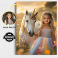Custom Unicorn Portrait , Princess Portrait , Custom Princess...