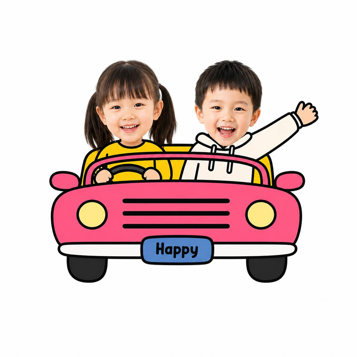 款式 6 雙人款－車｜款式參考圖