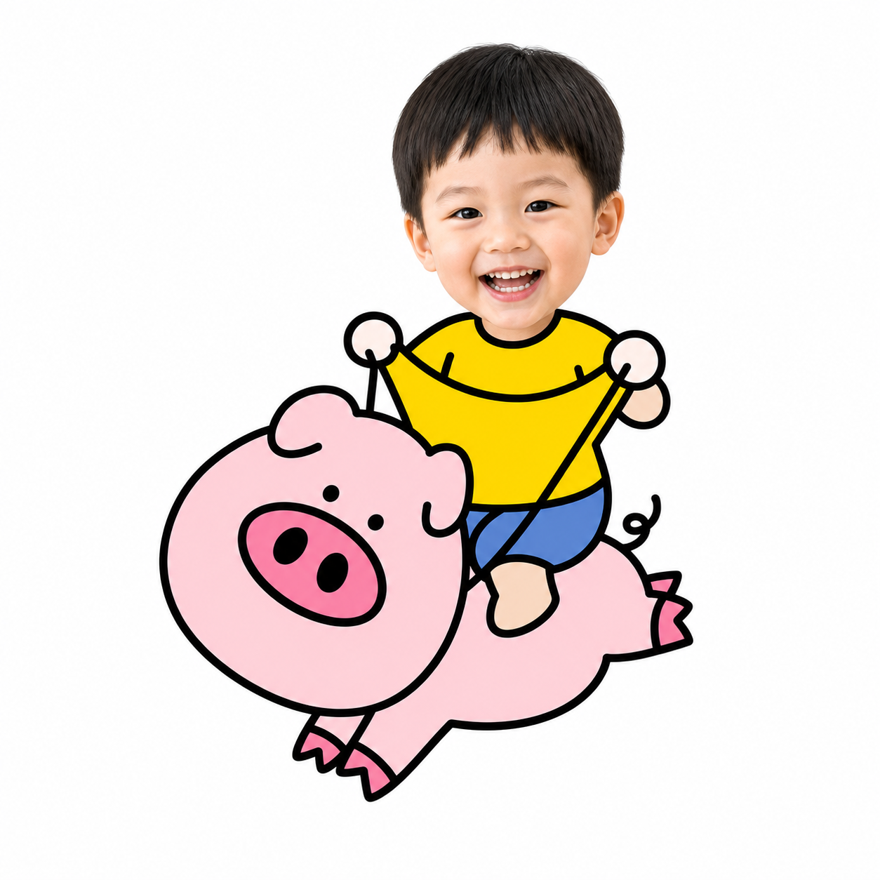 款式 K 單人款 小豬｜款式參考圖
