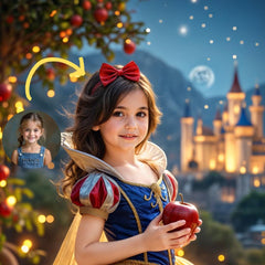 Personalized Snow White Portrait: Custom Princess Art (Digital File) - Image 1