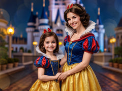 Custom Snow White Princess Portrait: Personalized Family Art (Digital File) - Image 2