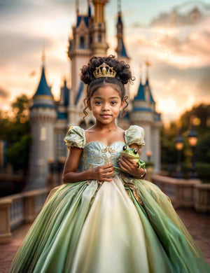 Personalized Princess Tiana Portrait: Custom Kids Birthday Gift (Digital File) - Image 2