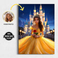 Personalized Princess Portrait: Custom Photo to Belle Art (Digital File) - Image 1