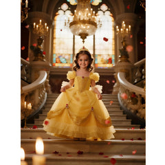 Personalized Princess Portrait: Custom Belle Art, Birthday Gift (Digital File or Print Options Available) - Image 2