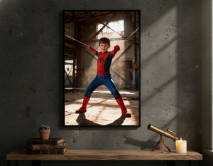 Custom Spiderman Portrait | Industrial Warehouse Scene | Superhero Wall Art | Digital Download - Image 6