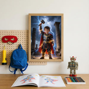 Custom Thor Portrait, Personalized God of Thunder Gift - Image 8