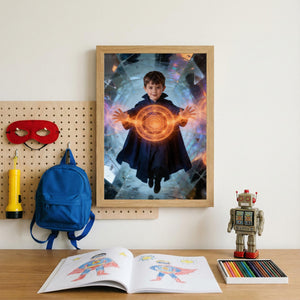 Custom Doctor Strange Portrait, Magical Mirror Dimension Wall Art - Image 9