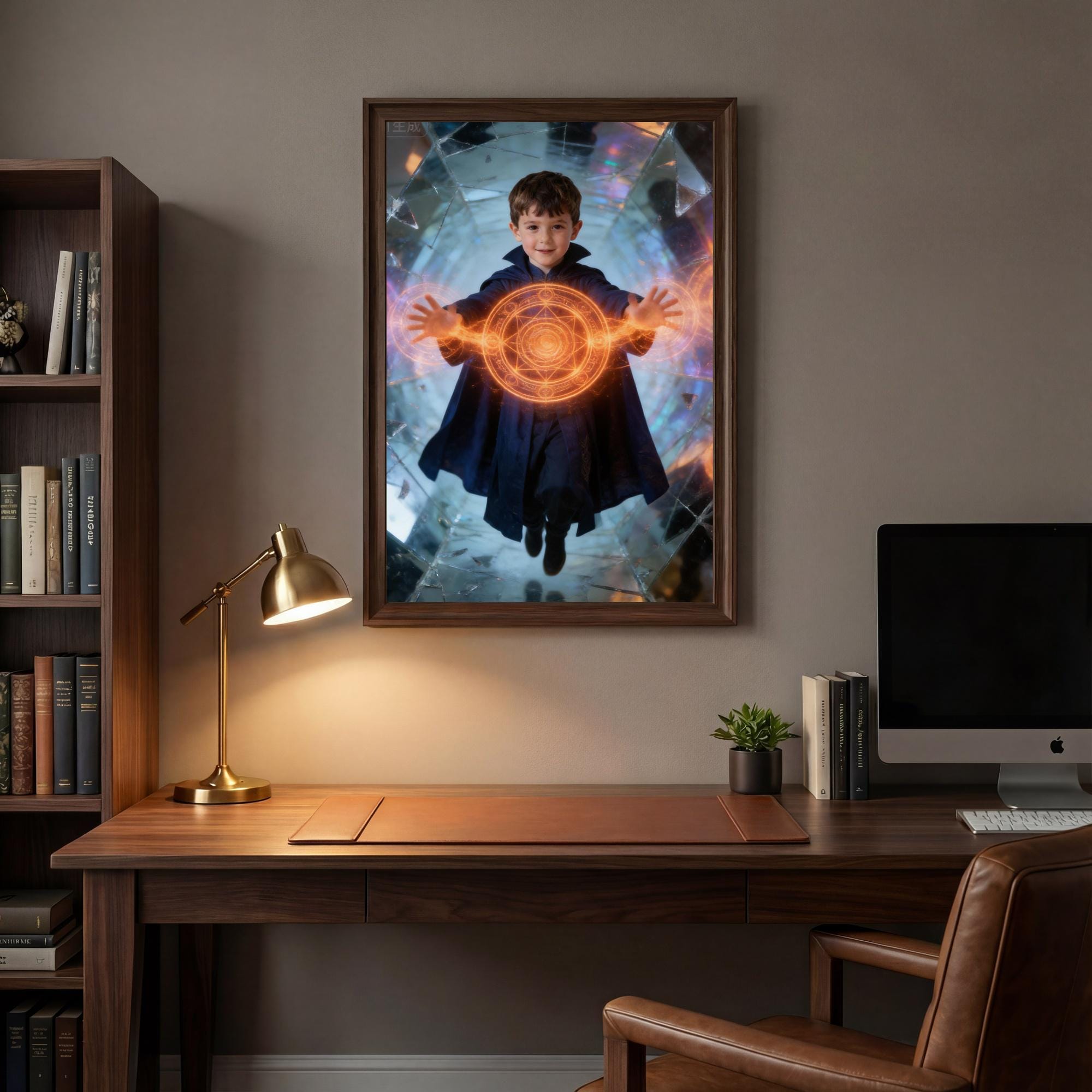 Custom Doctor Strange Portrait, Magical Mirror Dimension Wall Art - Image 10